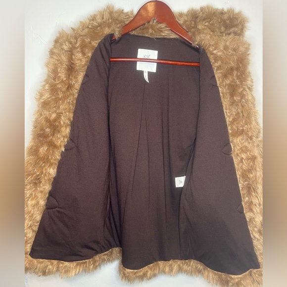 Avec Les Filles Brown Teddy Jacket with Toggle Closures XS - Picture 8 of 10